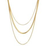 Colar Celestial Trio Banhado em Ouro 18K