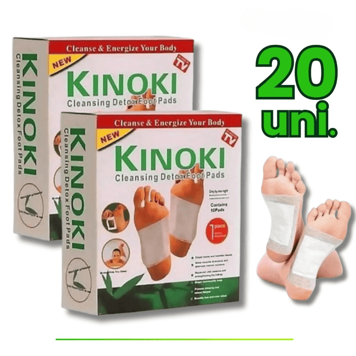 Kit Adesivo Detox - Elimina Dores, Inchaços e Desintoxica - 100% Natural