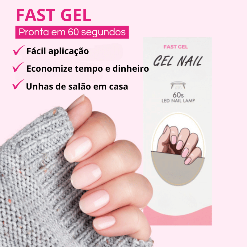 Kit Unha De Gel 32pcs - Fast Gel