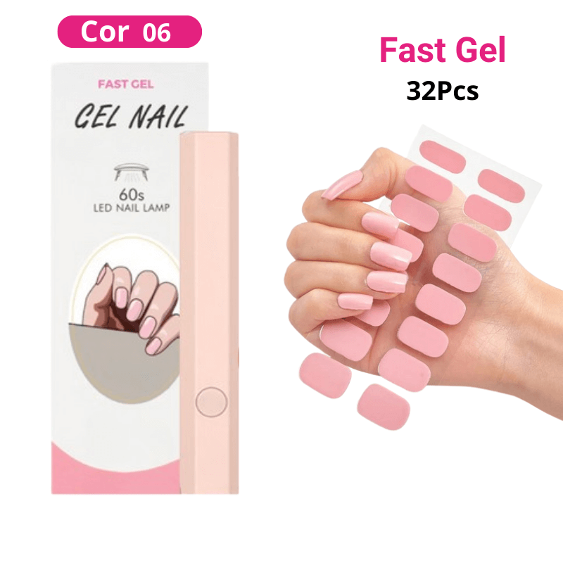 Kit Unha De Gel 32pcs - Fast Gel