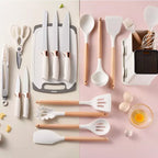 Kit Cozinha 19 Peças Em Silicone Premium