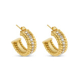 Brinco Argola Date Banhado em Ouro 18k