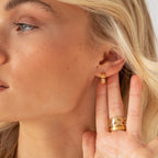 Brinco Argola Classic Banhado em Ouro 18K