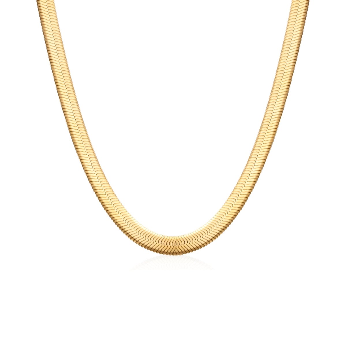 Colar Snake Dourado Banhado em Ouro 18K