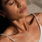 Colar Trevo Banhado em Ouro 18K Lançamento