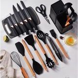 Kit Cozinha 19 Peças Em Silicone Premium